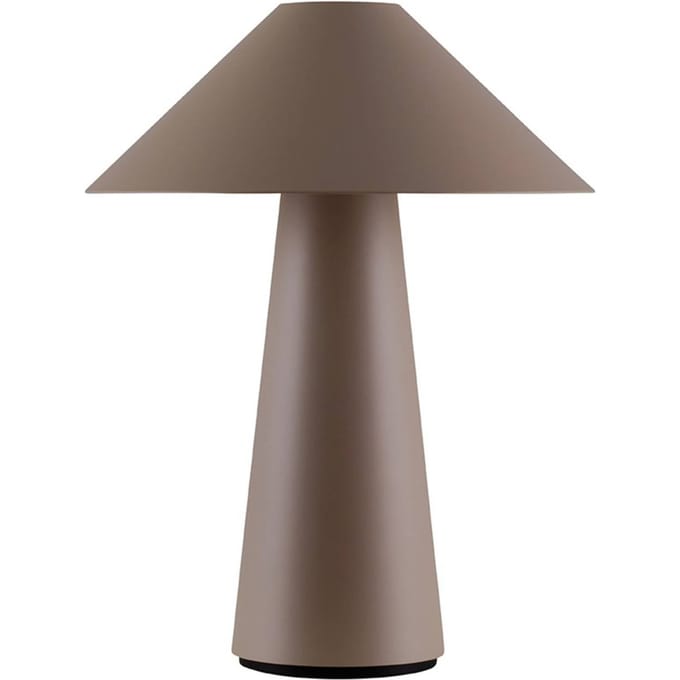 Globen Lighting accu-tafellamp Cannes, bruin, 26 cm, IP44