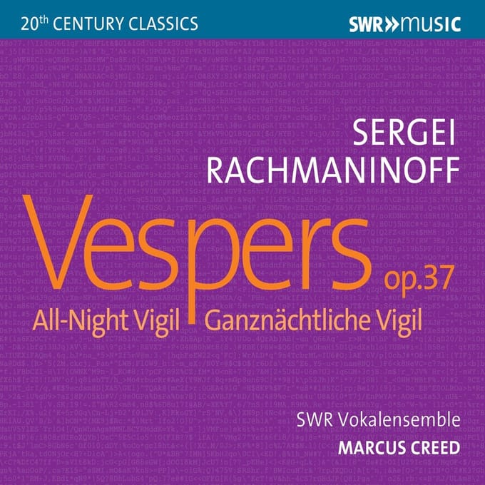 SWR Vokalensemble Stuttgart, Marcus Creed - Rachmaninoff: Vespers Op. 37 (CD)