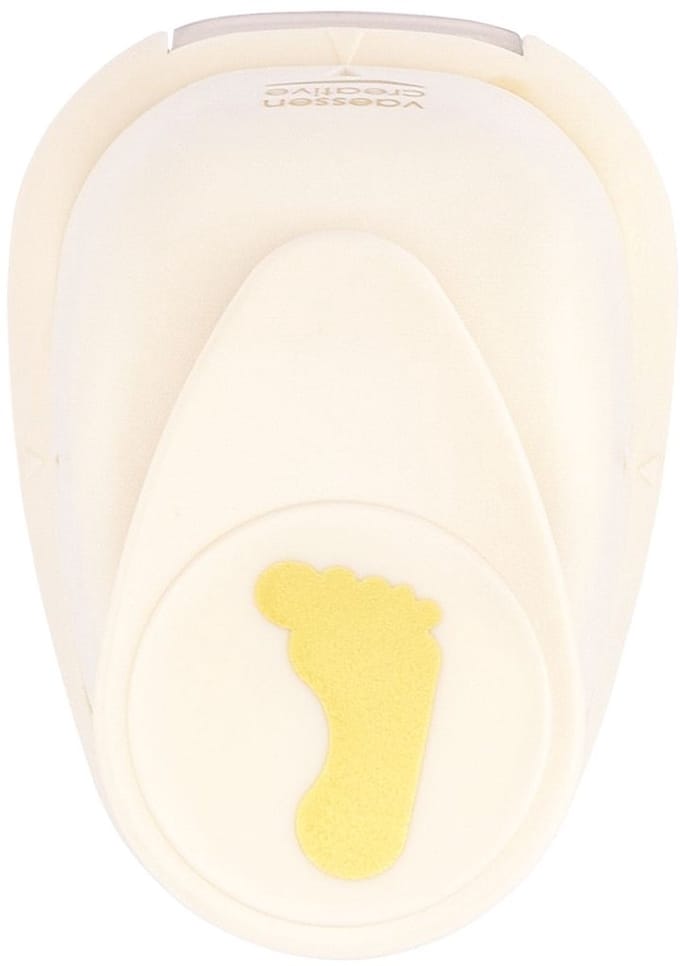 Vaessen Creative Pons - Figuurpons - Voet - 1,4 x 2,4 cm