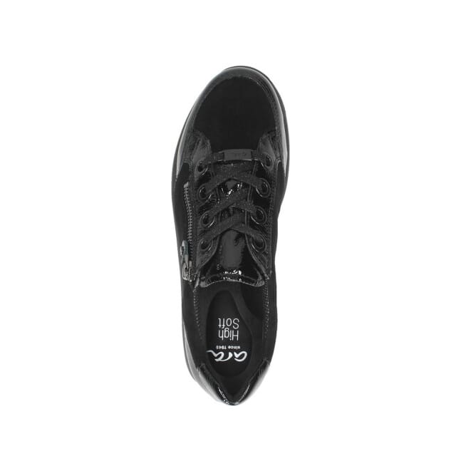 Ara Osaka-Highsoft Veterschoenen Laag - zwart - Maat 4