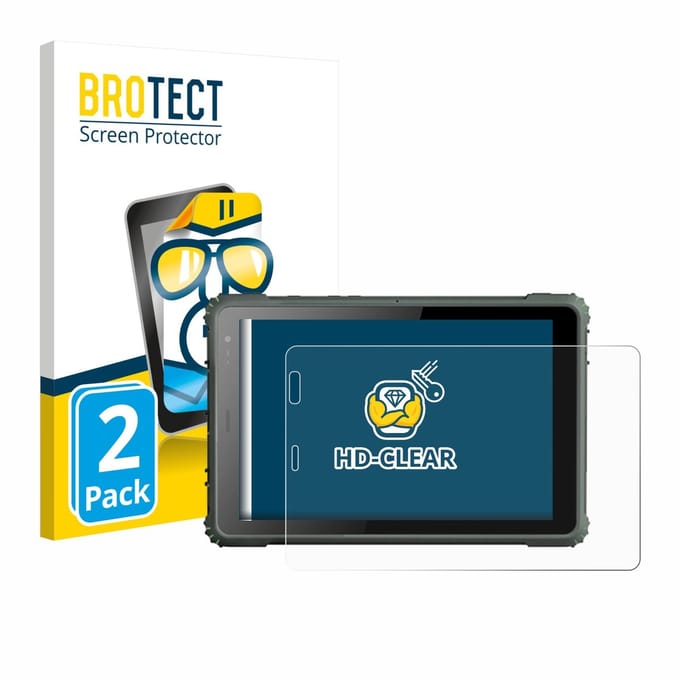 BROTECT - Screenprotector voor Geshem MTK6877 - Folie Beschermfolie transparant 2 Stuks