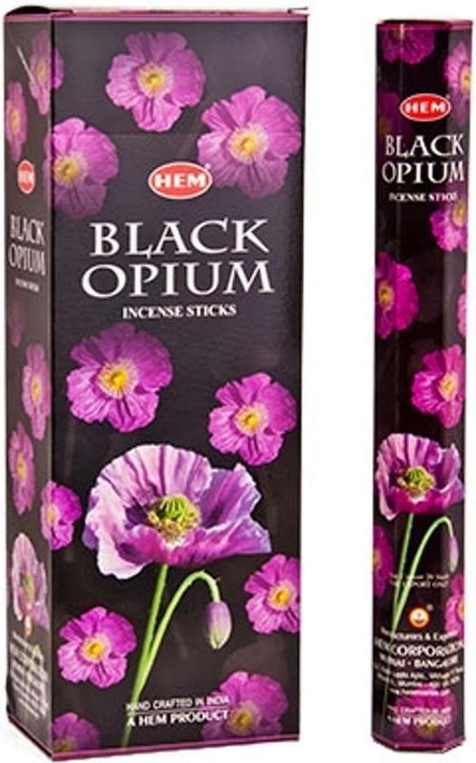 Black opium Wierook (HEM) - 6 pakjes