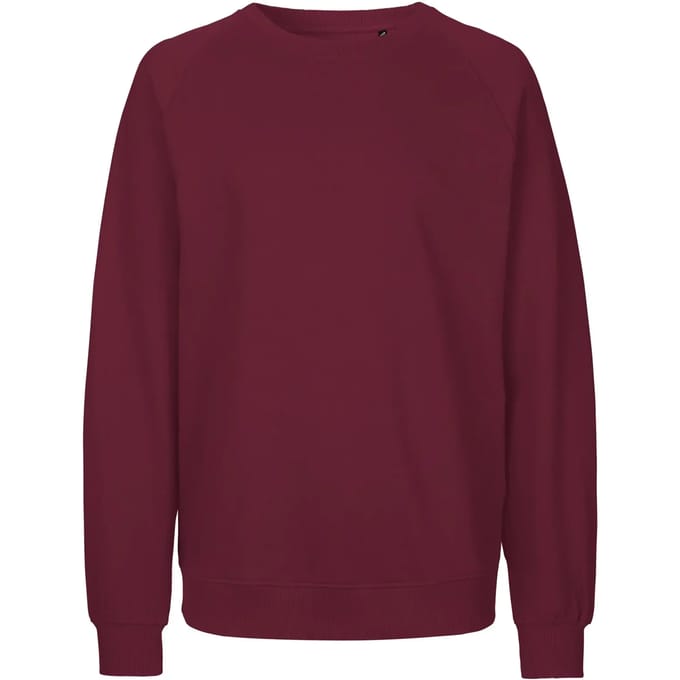 Neutral - Unisex Sweatshirt - Bordeaux - 100% Biologisch Katoen maat M