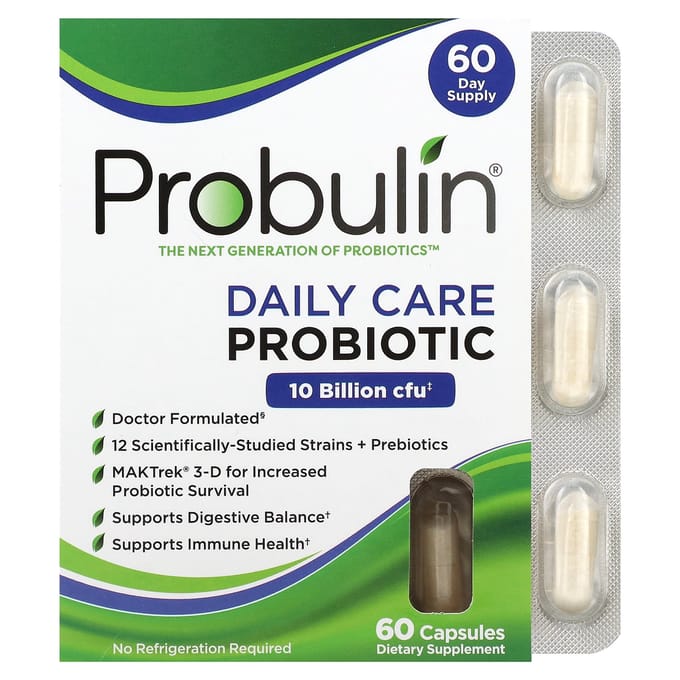 Probuline, soin quotidien, probiotique, 60 gélules