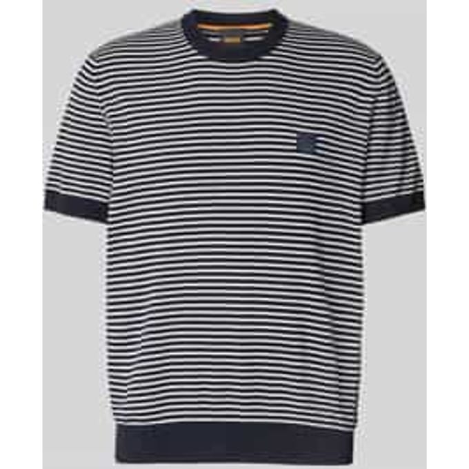 T-shirt met labelbadge, model 'Kanache'