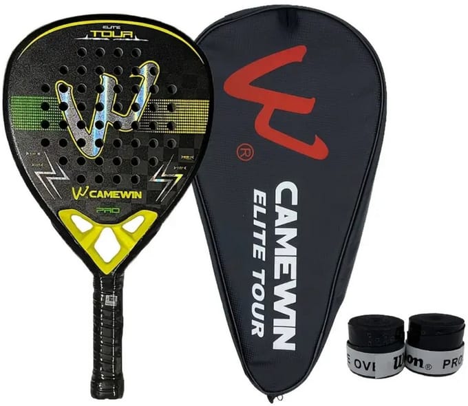 Nivard Padel Racket - Padelrackets - Padelracket - Geel