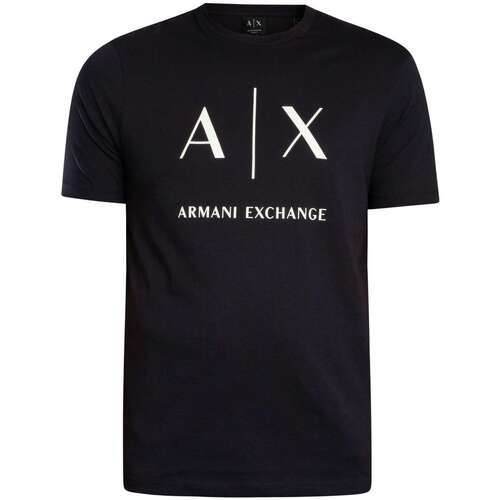 T-shirt Korte Mouw Armani Exchange Slim fit T-shirt met groot logo