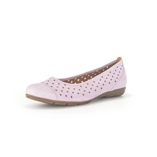 Gabor 24.169.13 - dames ballerina - Roze - maat 41 (EU) 7.5 (UK)
