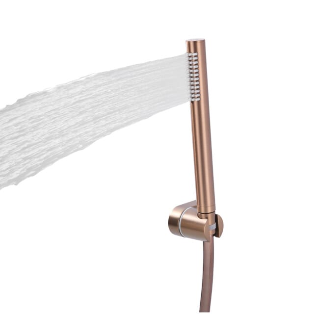 Vtw Living badkraan met handdouche geborsteld brons pvd coating