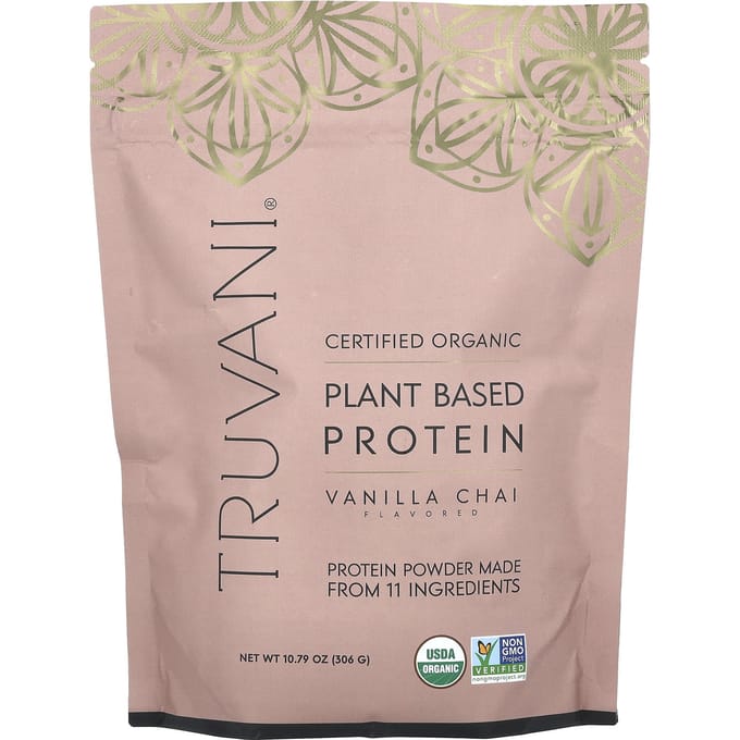 Truvani, Plantaardig Eiwit, Vanilla Chai, 306 g (306 g)