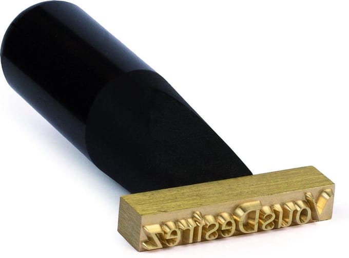 Messing stempel | 10x60mm