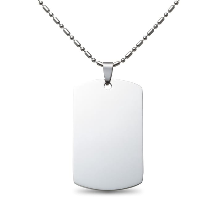 Lovelockers® - Dogtag - Hanger met Ketting - Edelstaal