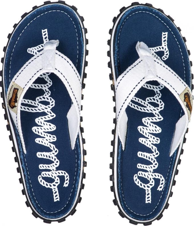 Gumbies - Teenslippers Dames - Rope Nautical - Blauw/wit - Maat 37