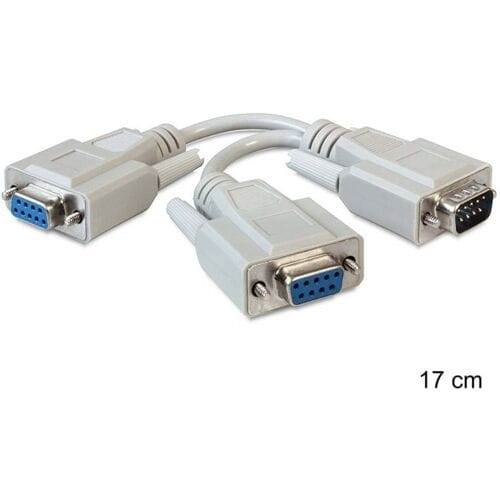 Delock 65403 DVI-kabel Serieel Aansluitkabel USB-C stekker 0.17 m Beige Met schroefdraad