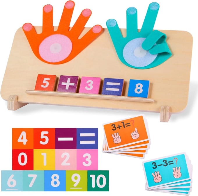 BOTC Match Spel - Leren rekenen - Educatief spel - Houten - Vanaf 3 jaar