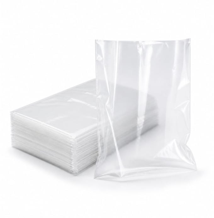 Inpakr Transparante LDPE Zakken - 50 Stuks - 85 x 130 cm - 150 Micron - Extra Sterke Plastic Zakken