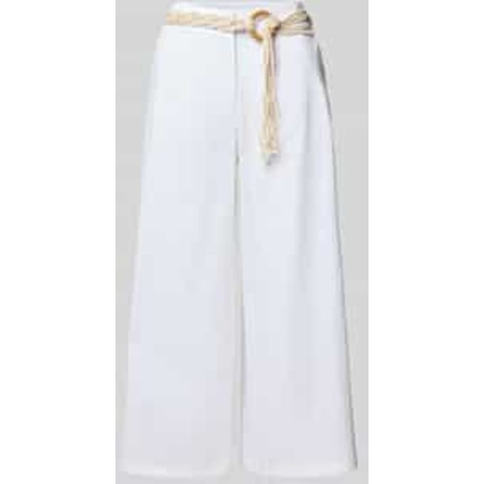 Culotte met elastische band en riem