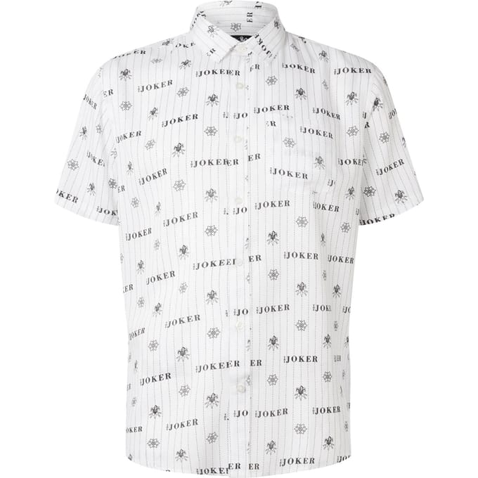 Limited Edition The Joker Ditsy Stripe Printed Shirt - Zavvi Exclusive - XL