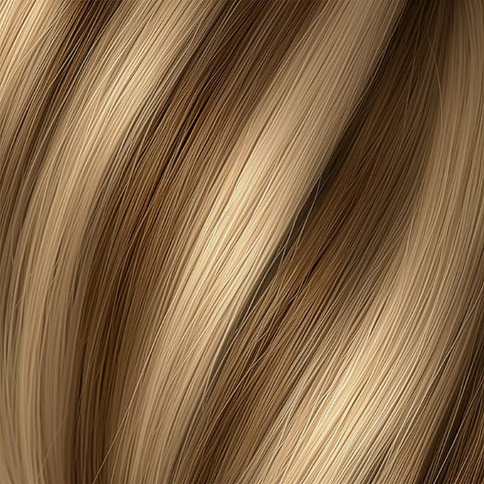 Seiseta Keratin Fusion 12/DB2 Donker Goudblond/ Licht Goudblond 55-60cm