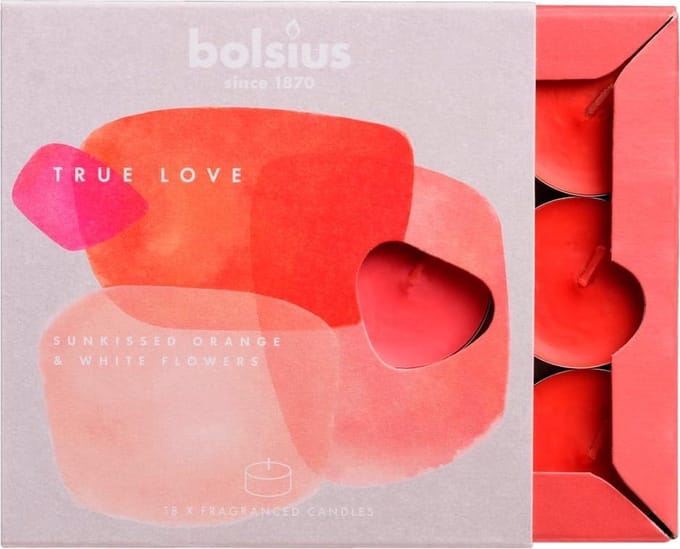 Bolsius True Love Geur-Waxinelichtjes 18 Stuks