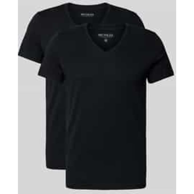 T-shirt van katoen in een set van 2