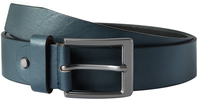 Leonardo Verrelli Leonardo Verrelli unisex riem 90 cm - 140 cm (taillemaat) in grijs van 100% echt leer, inkortbaar