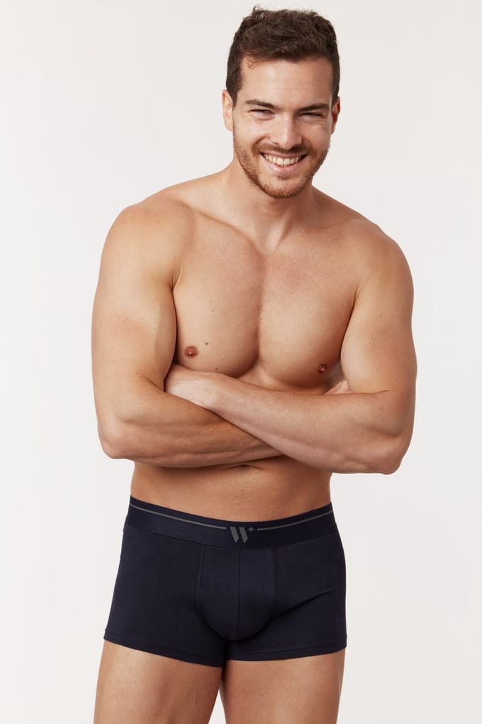 Woody Boxer Short Duopack Blauw L