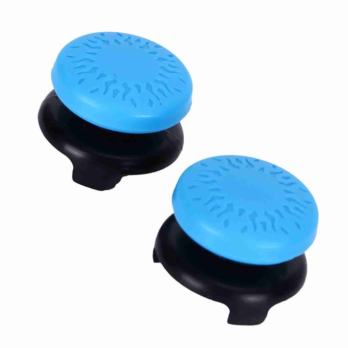 Lot de 2 manettes de jeu en silicone souple pour manette de jeu PS5 Bleu blue