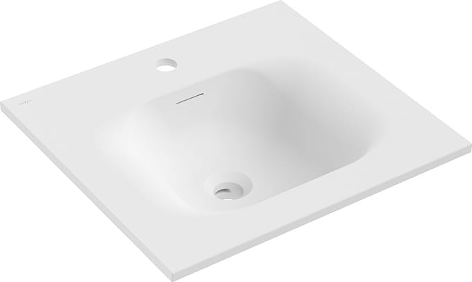 Mexen Vela ingebouwde wastafel in het blad 51 x 46,5 cm, wit mat - 25235001