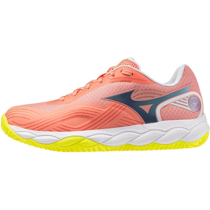 Mizuno Wave Enforce Court 2 Schoenen Oranje EU 39 Vrouw