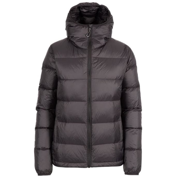 Trespass Dames/Dames Humdrum Packaway Down Jacket (Zwart)