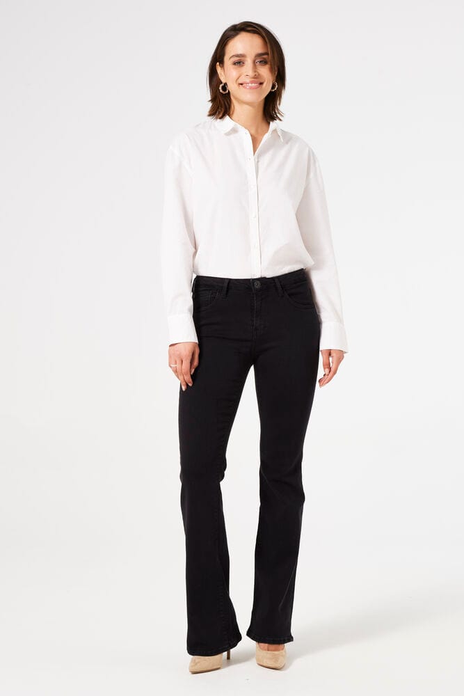 Celia 245 Superslim Flared Jeans - Dark Used