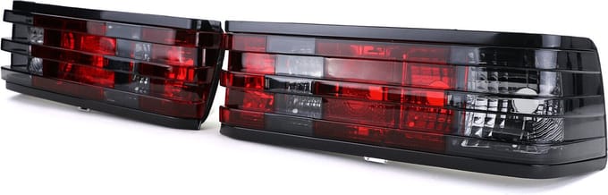 Achterlichten MERCEDES W201/190 12 82-05 93 ROOD SMOKE