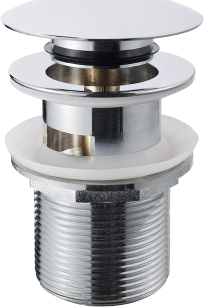 Afvoerplug Click Chr. Rond met Overloop