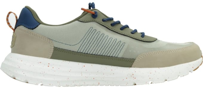 Hey Dude Sirocco Alta - Sneakers - Stone Grey - Flex & Fold Technologie - Skórzane Accenten
