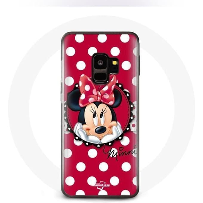 Coque - Minnie Mouse - Samsung Galaxy S9 - Dessin animé - Rouge - Souple rouge