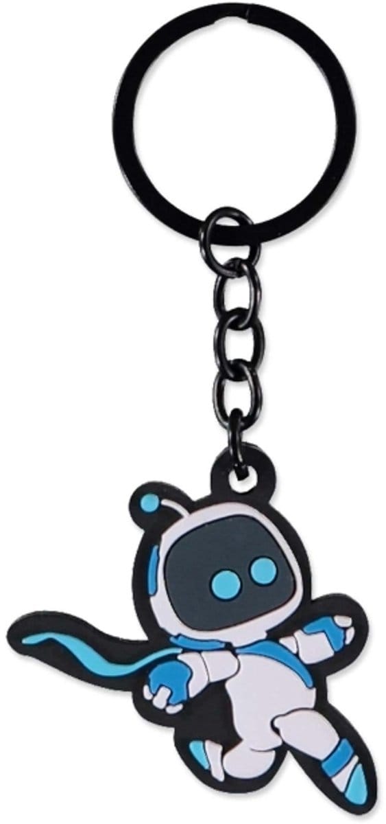 Astrobot - Rubber Sleutelhanger - Zwart