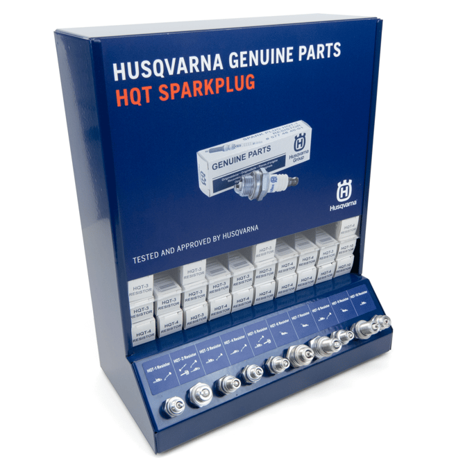 Husqvarna display for spark plugs