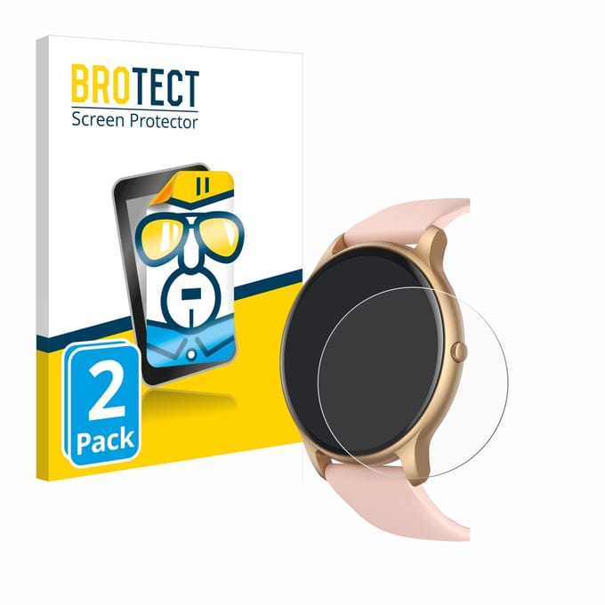 BROTECT - Screenprotector voor AGPtek SR2 1.32" - Folie Beschermfolie transparant 2 Stuks