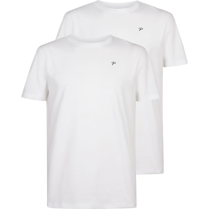 Petrol Industries - Heren 2-pack Basic T-shirt Ronde Hals Rev - Multicolor - Maat M