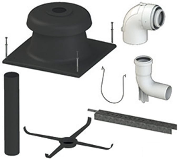 Brötje Basisbouwpakket Ketel/Schacht KAS 60/1 DN60/100, 7630512