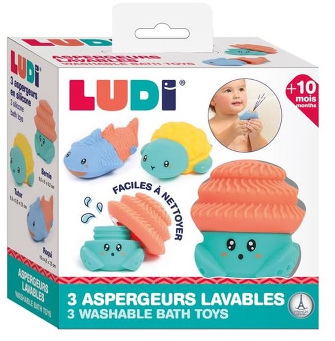 LUDI - Waterspuiters - Waterspuwers - Watersproeiers - Uitwasbare sproeiers