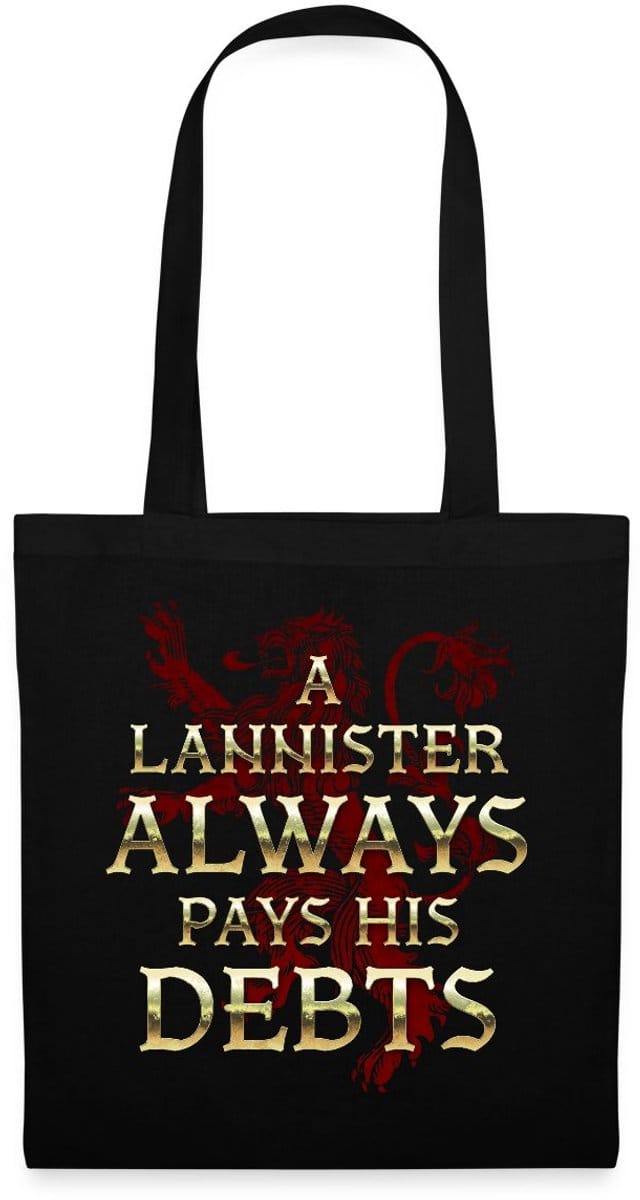 Game Of Thrones A Lannister Always Pays His Debts Tas Van Stof Schoudertas