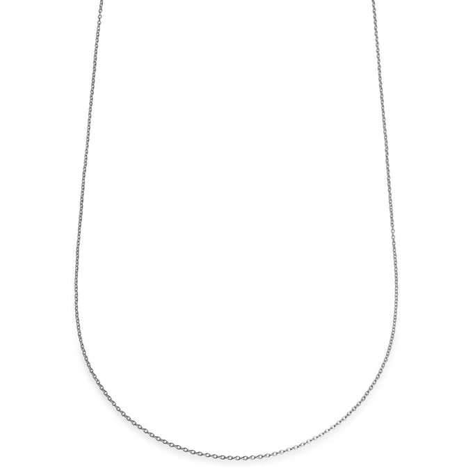 Essentials | 1 mm Zilverkleurige Ketting met Slangenschakels