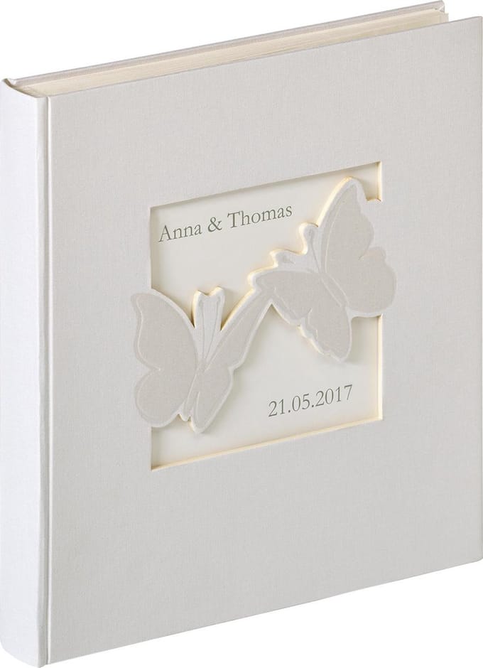 Walther UH-201 Farfalla - Trouwalbum - Formaat 28x30,5 cm - Parelmoer