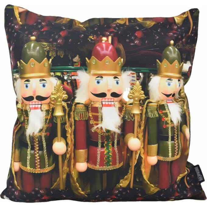 Gek op kussens! Sierkussen notenkrakers | 45 x 45 cm | katoen/polyester