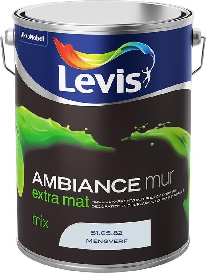 Levis - Ambiance Mur Extra Mat Mix - Care Six - Mengverf - 5 L