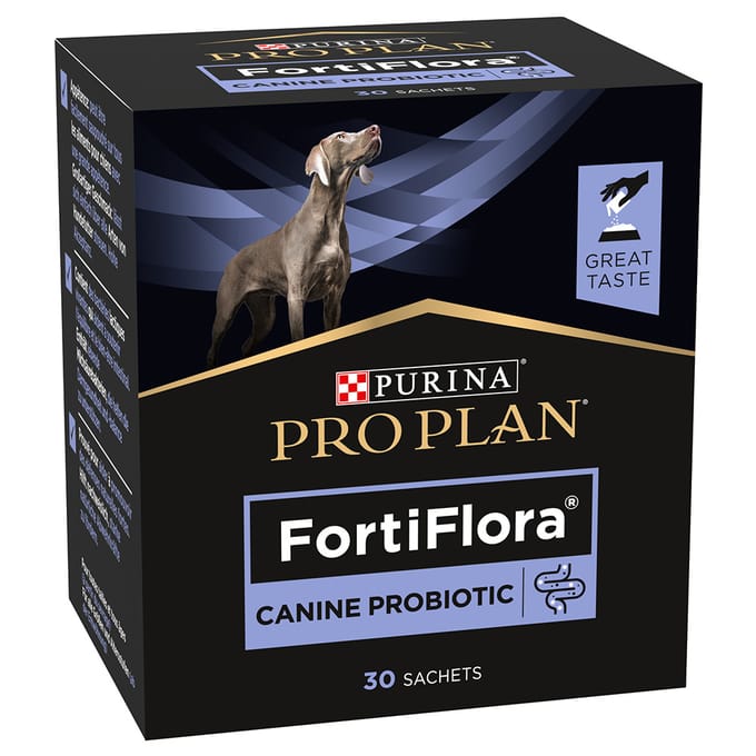 2x30g Fortiflora Canine Probiotic Purina Pro Plan Hondenvoer