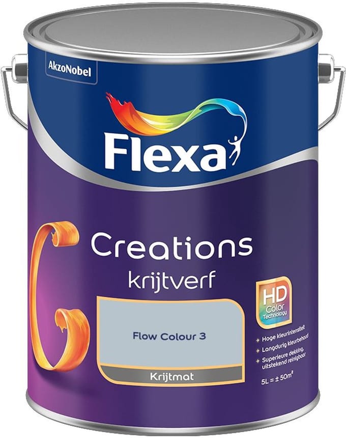 Flexa - Creations Muurverf Krijt - Flow Colour 3 - Mengverf - 5 L