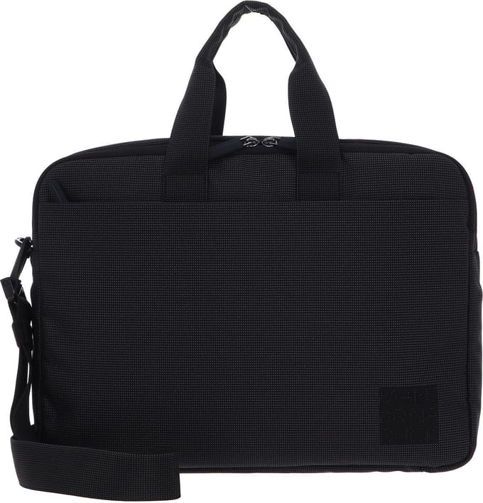MANDARINA DUCK Handtas Schoudertas met laptopvak District Briefcase Black Ink Antraciet